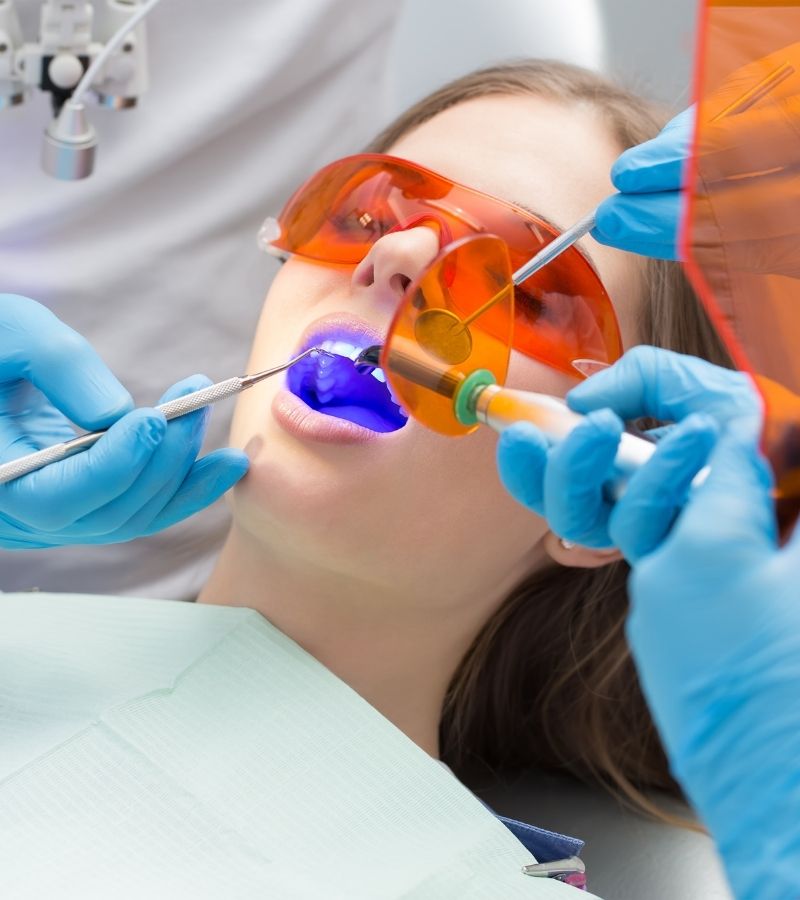 Girl Having Endodontic Retreatment