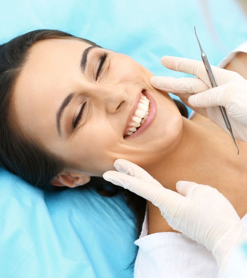 Girl Having Dental Treatment
