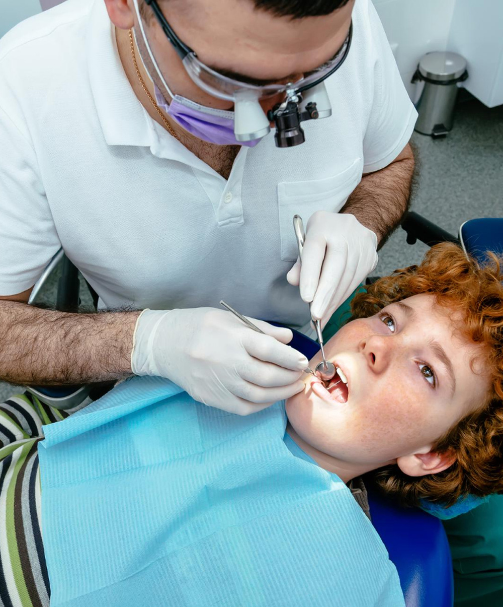 Boy Having Oral Surgery