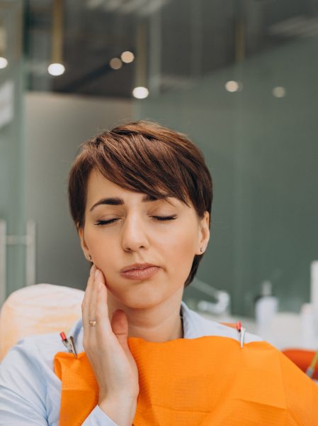 Girl Having Dental Problem